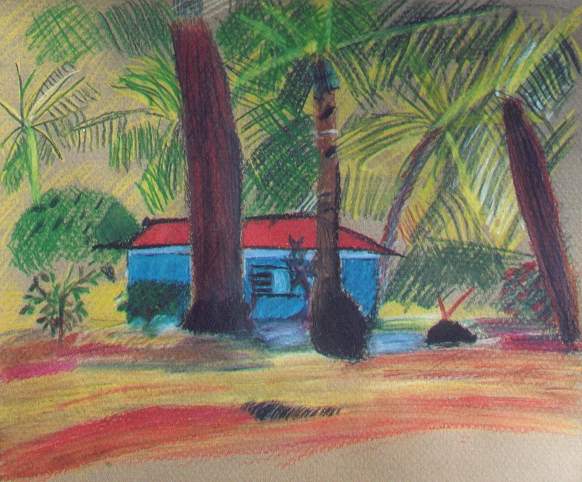 Haus zwischen Palmen / House amongst Palms / Maison entre Palmiers     von / by / de   M.H.K.