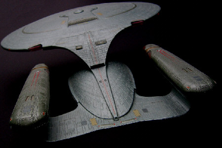 U.S.S. ENTERPRISE NCC-1701-D     -     back view