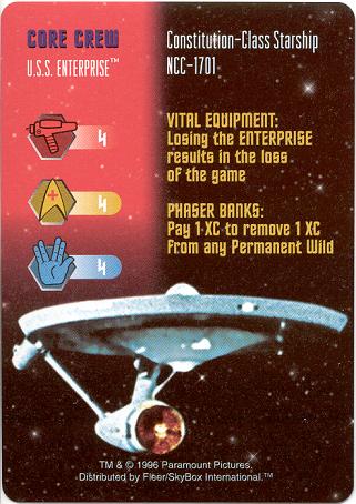 The Card Game     -     card  ENTERPRISE NCC-1701