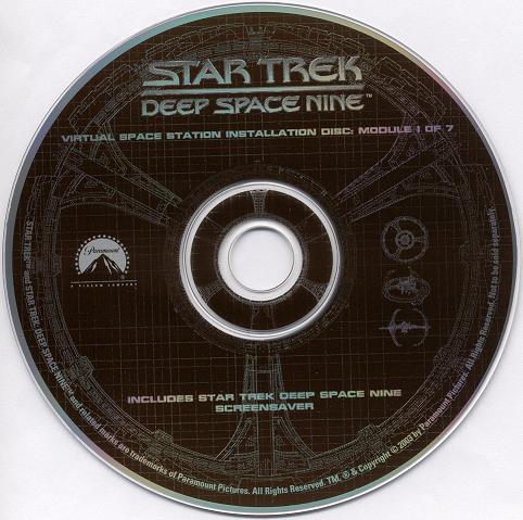 DS9  Virtual Space Station installation disc: module 1 of 7     -     CDR