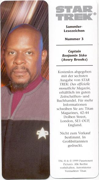Captain Benjamin Sisko   (Avery Brooks)     -     DS9
