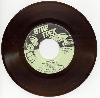 the single:  Star Trek  -  Original stories for children inspired by Star Trek:  "The Time Stealer"     -     for MORE DETAILS of the label just click onto it ...