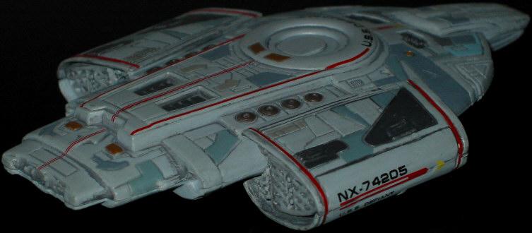 U.S.S. DEFIANT NX-74205     -     right side view