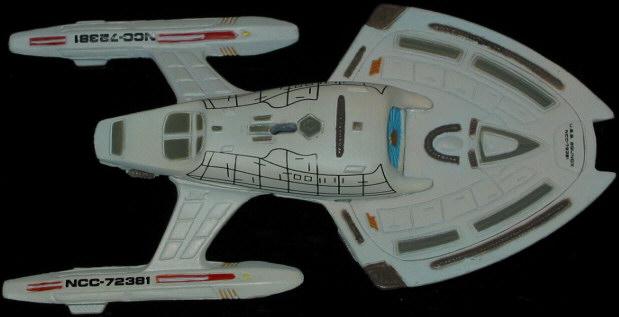 U.S.S. EQUINOX NCC-72381     -    seen from below