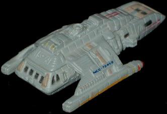 U.S.S. RIO GRANDE NCC-72452   -   runabout @ DS9   -   Danube-class     (side back view)