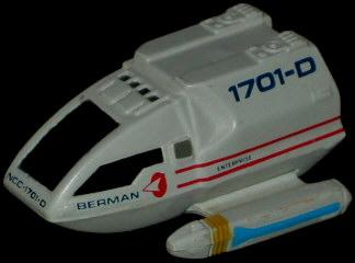 Shuttle craft  "Berman"  Enterprise NCC-1701-D     -     side view