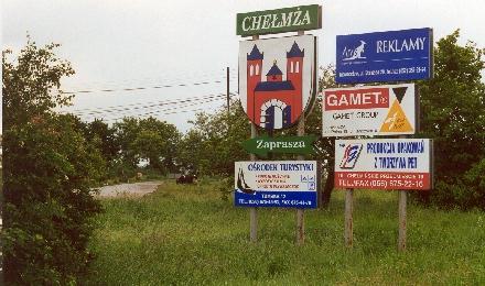 route to Chelmza 