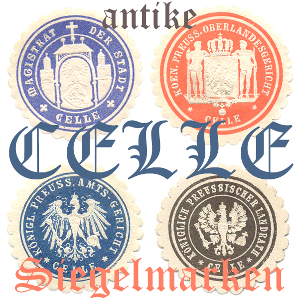 historische Siegelmarken Celle