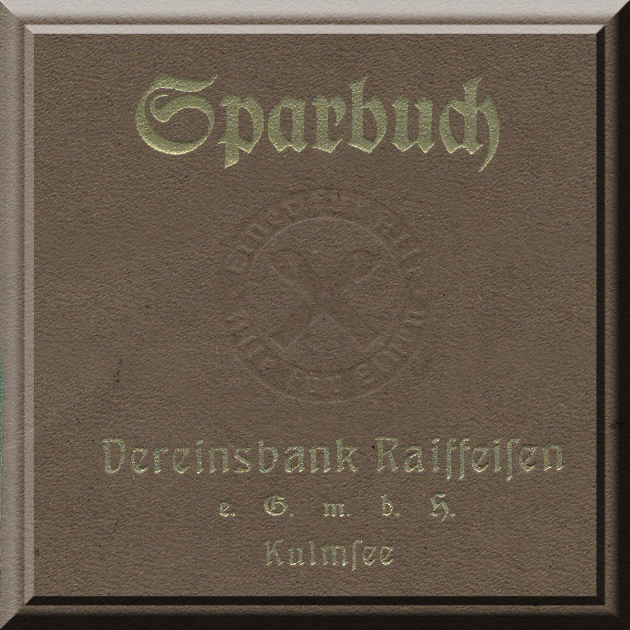 Kulmsee Sparbuch anno 1945 cover