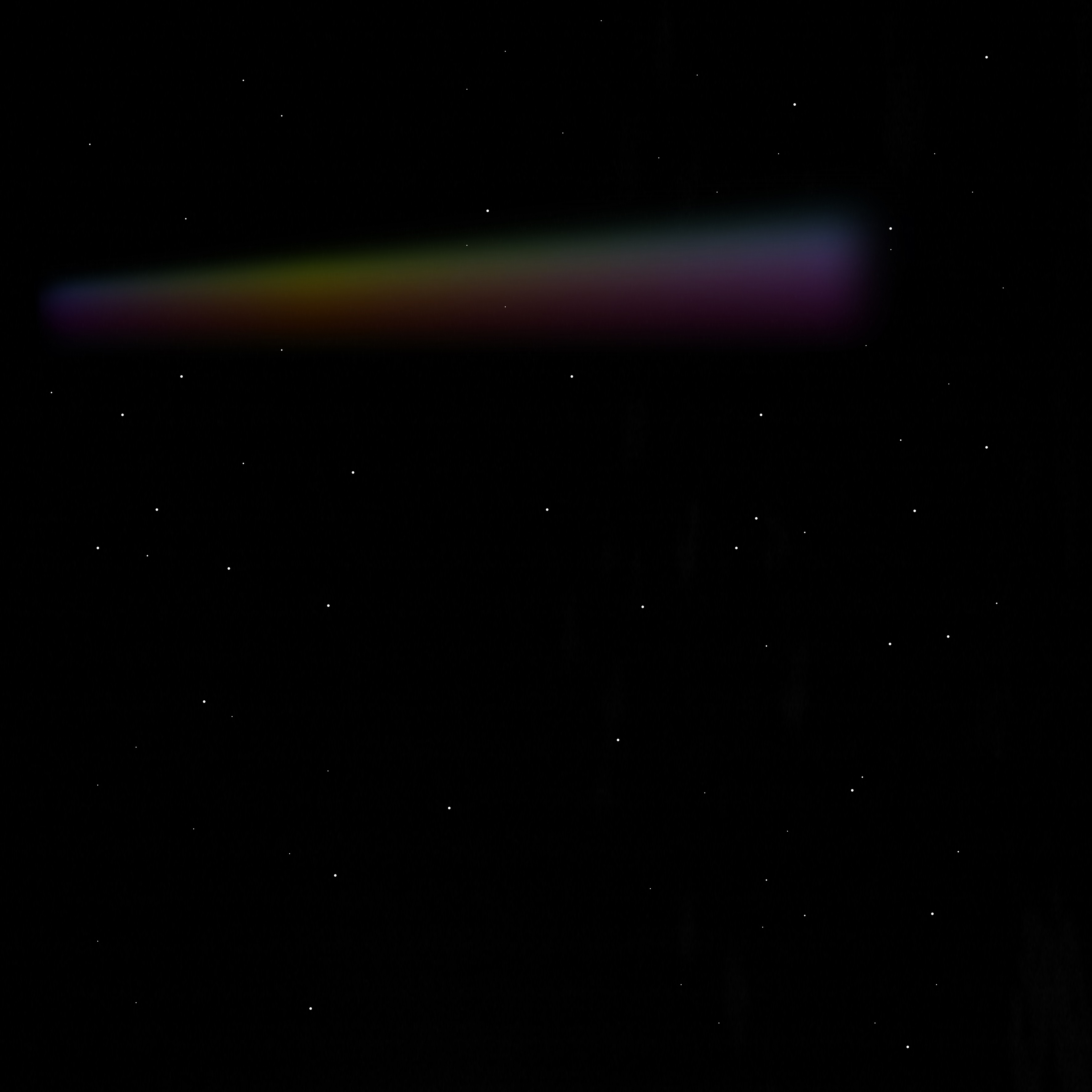 stars across the universe with rainbow nebula from the distance at psi sector