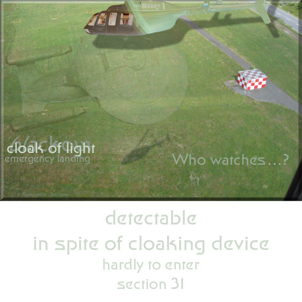 1701-D detectable in spite of cloaking device hardly to enter section 31