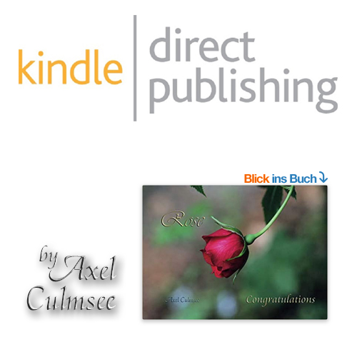 Amazon kdp eBook von Axel Culmsee Rose Congratulations