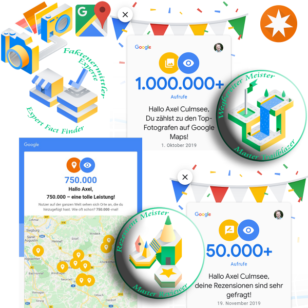 Google Maps Local Guide duo-master and more