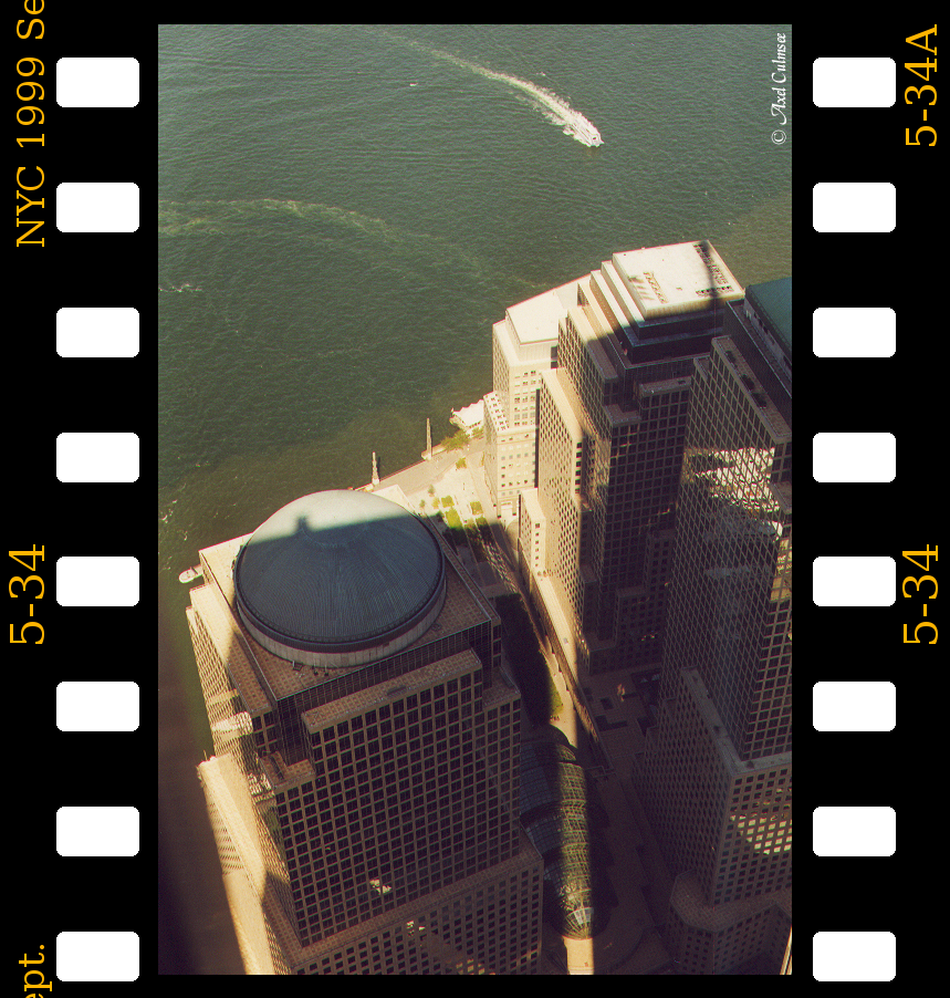 NYC 1999 September slide 5-34 seen from WTC